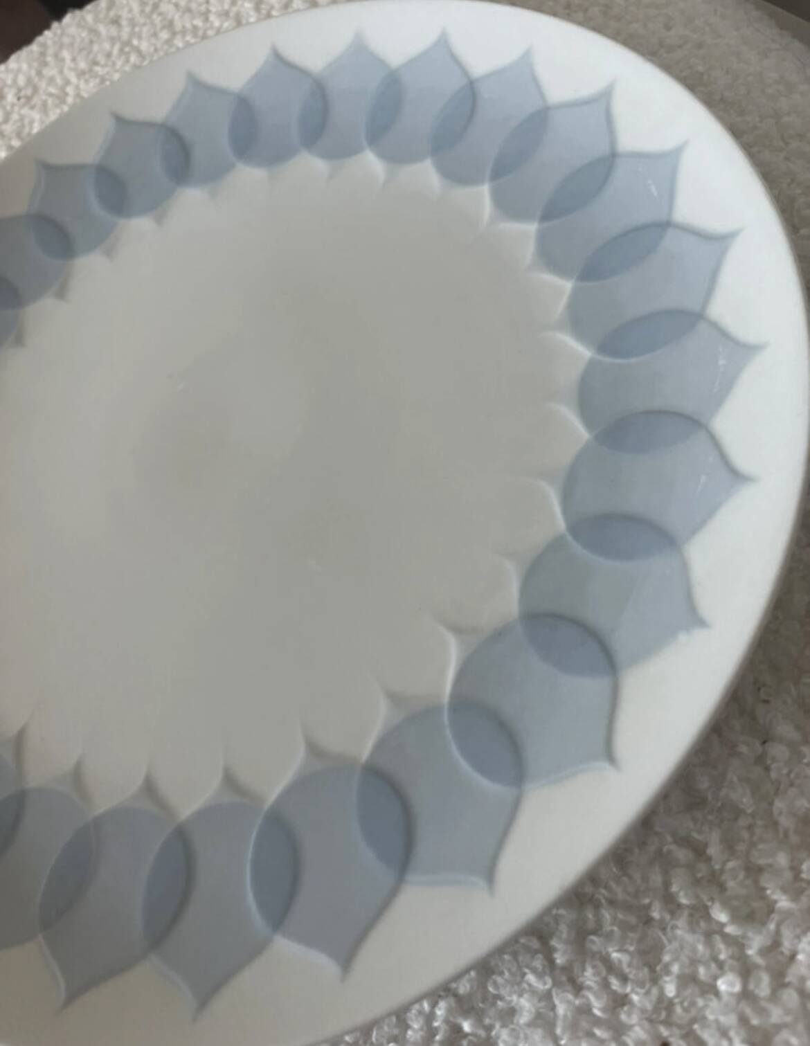 Plate from the 60s 70s "Wiinblad Lotus" Rosenthal