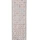 Vintage Turkish hallway rug 52x580 cm