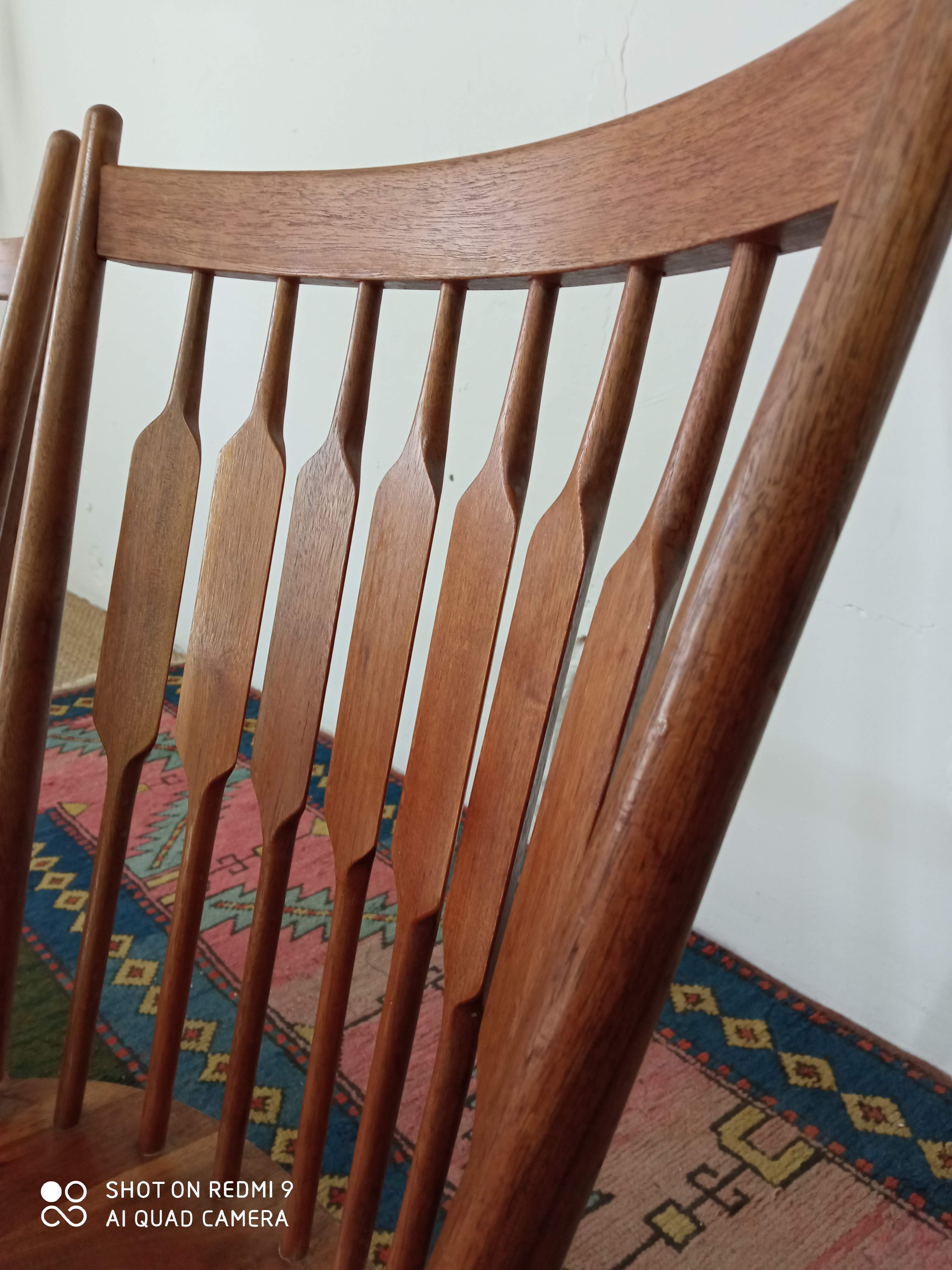 Kipp Stewart 50s walnut chairs for Drexel