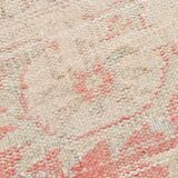 6x9 Pale Red & Beige Vintage Rug