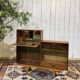 1970s teak English bar
