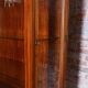 Czech Art Deco Display Cabinet in Mahogany and Glass, 1930s