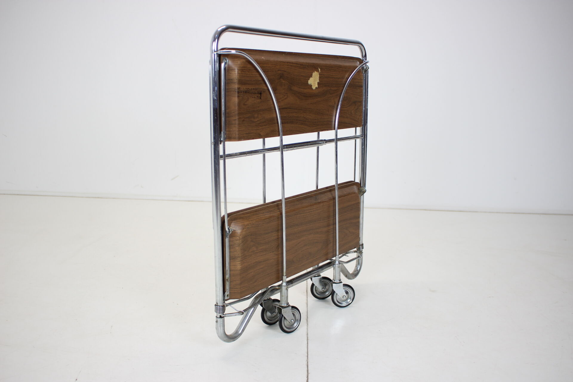 Mid-century adjustable trolley bar, 1980's.