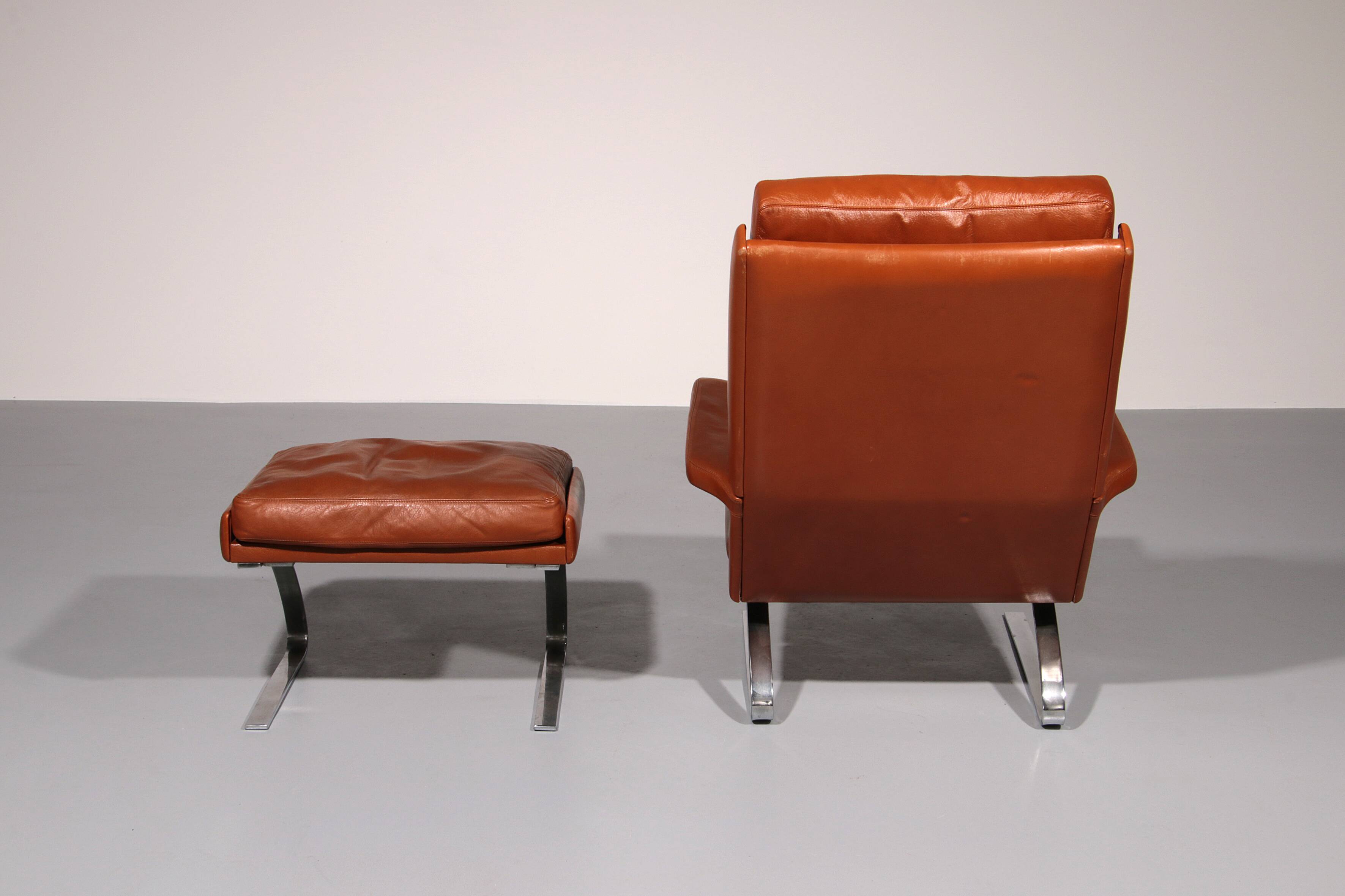 COR SWING lounge chair in Congnac leather with Otterman by Adolf & Schöpfer 19