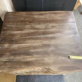 Solid wood dining table