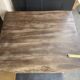 Solid wood dining table