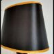 Lampe écaille Hollywood Regency noir et or