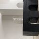 Bench in solid monoxyl wood, carved base in 3 arches - Black color