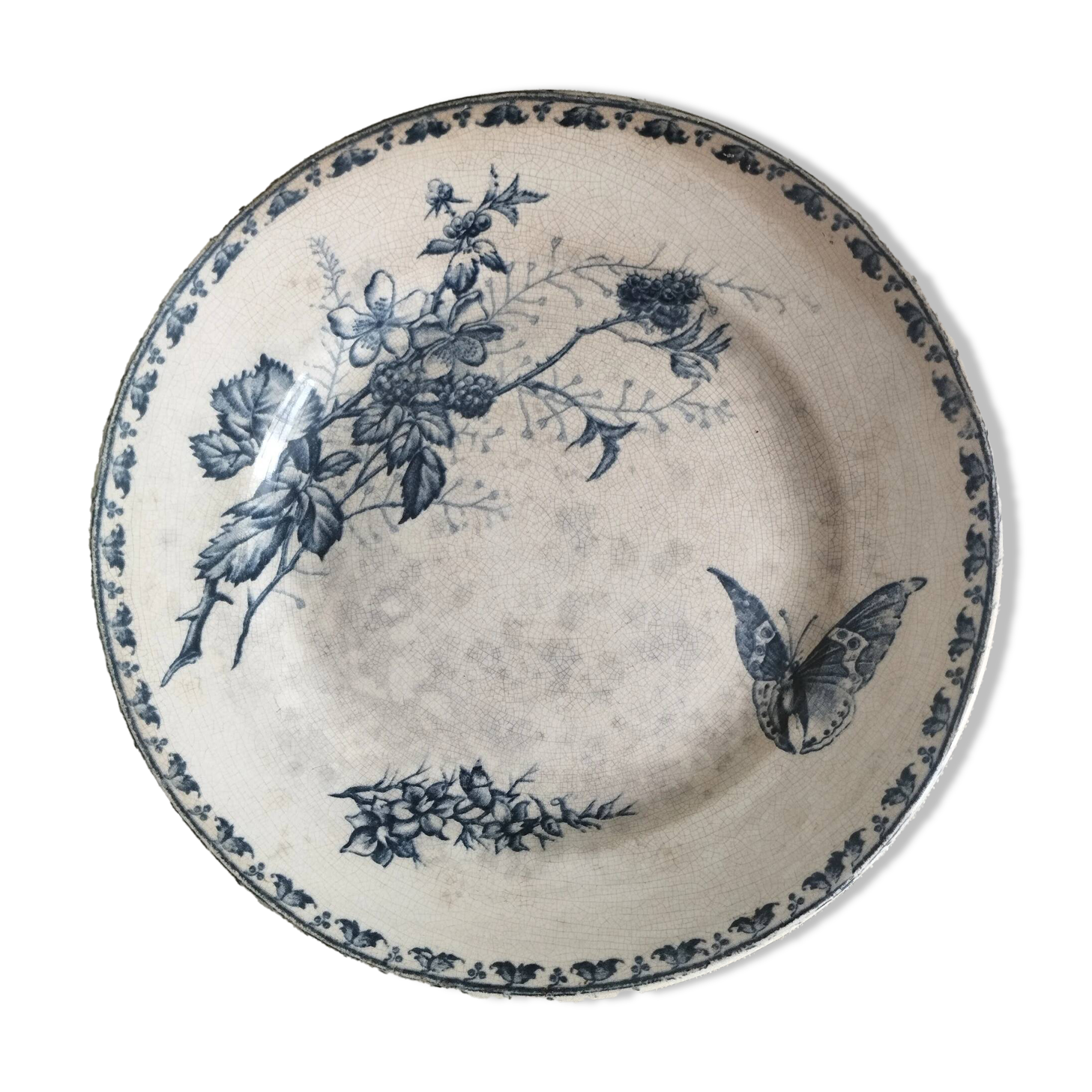 Ironstone plate Sarreguemines U&C "Carmen"