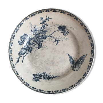 Iron earth plate Sarreguemines U&C "Carmen"