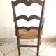 Fauteuil paillé fin XIX