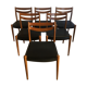 Lot de 6 chaises scandinaves