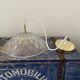Vintage suspension in chiseled glass