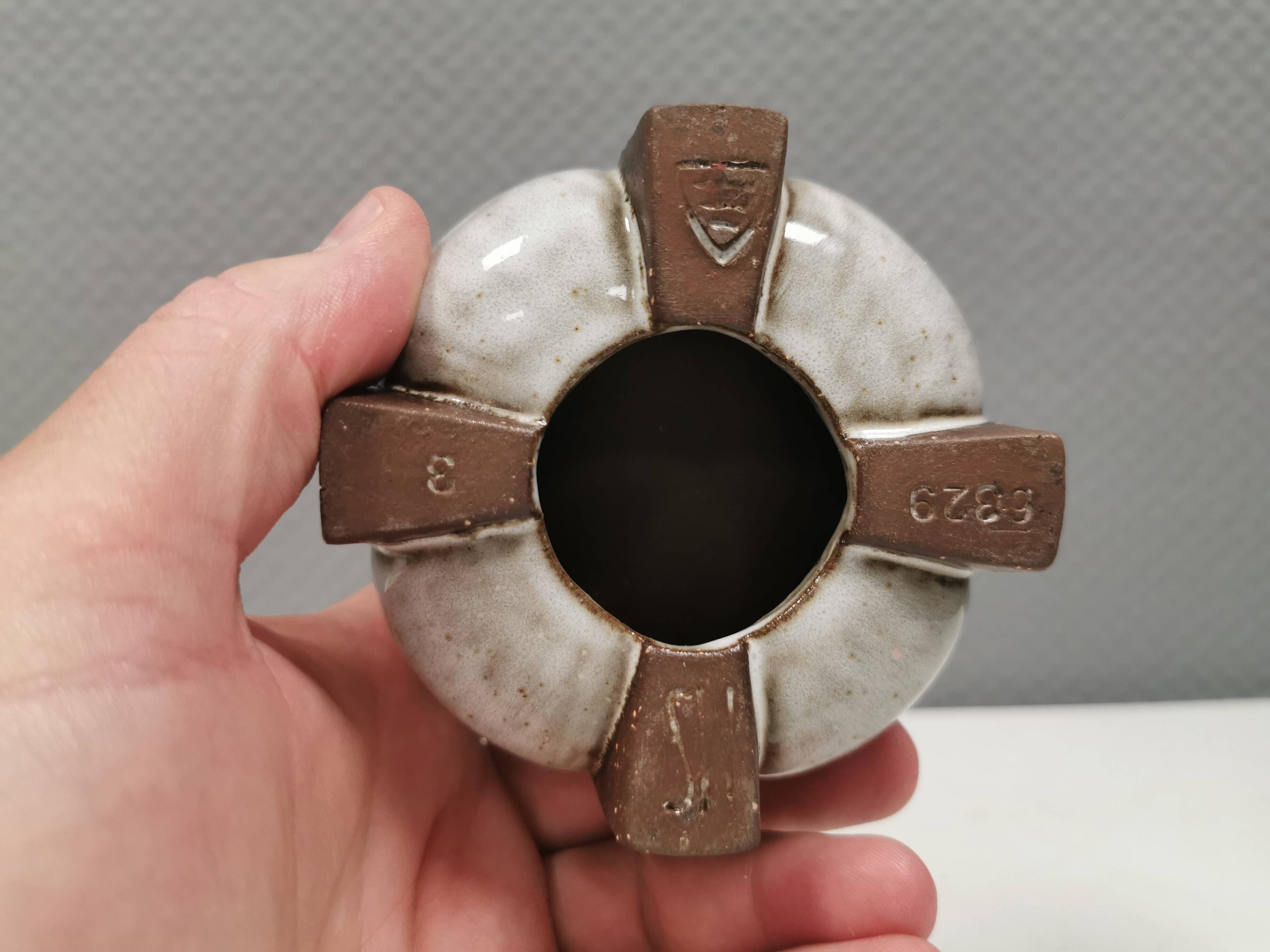 Ceramic candle holder by Marianne Starck (MS) for Michael Andersen Denmark