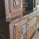 Imposing Basque furniture with regional crosses and original central door - 20th century