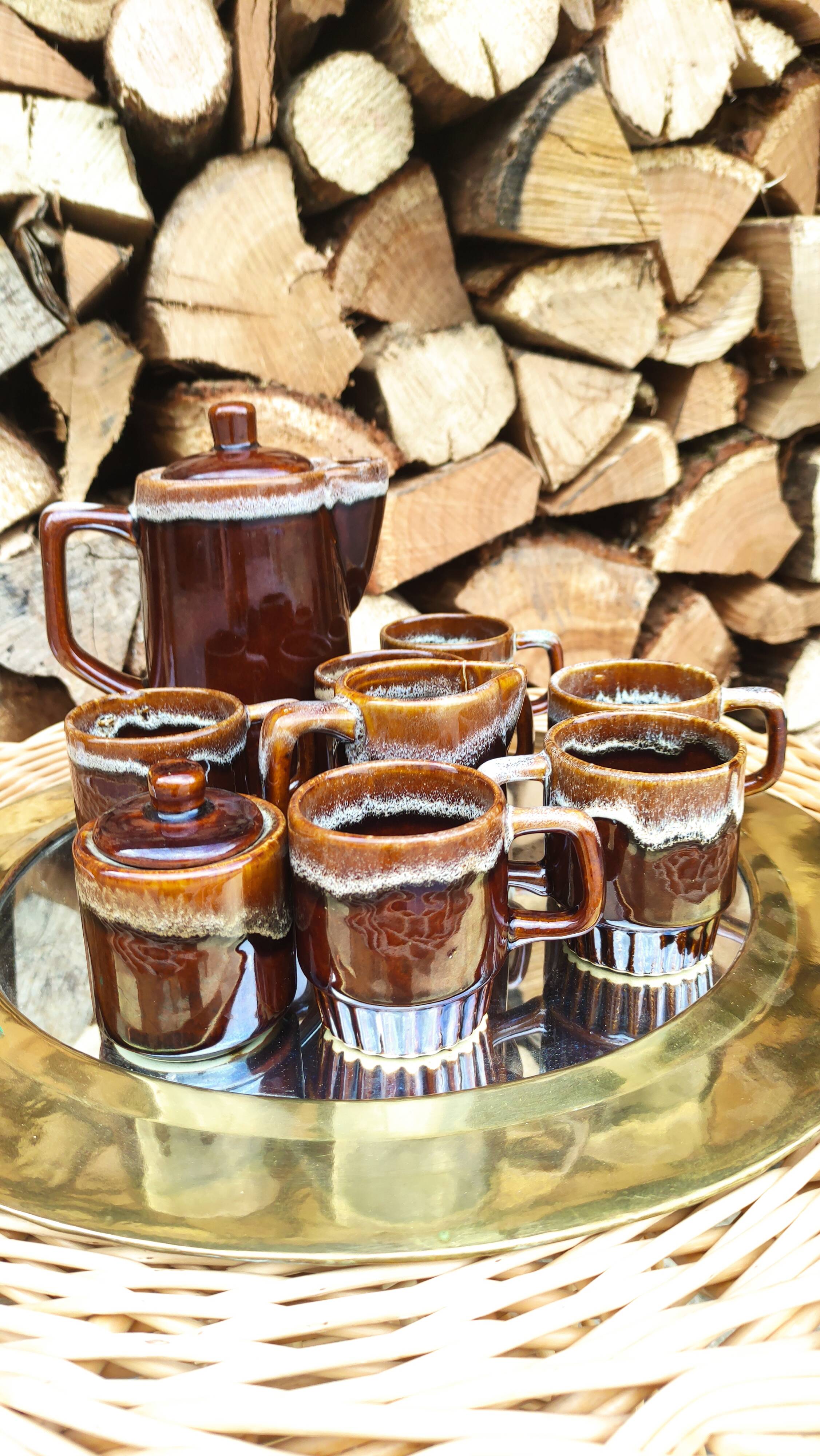 Vintage ceramic coffee or tea set