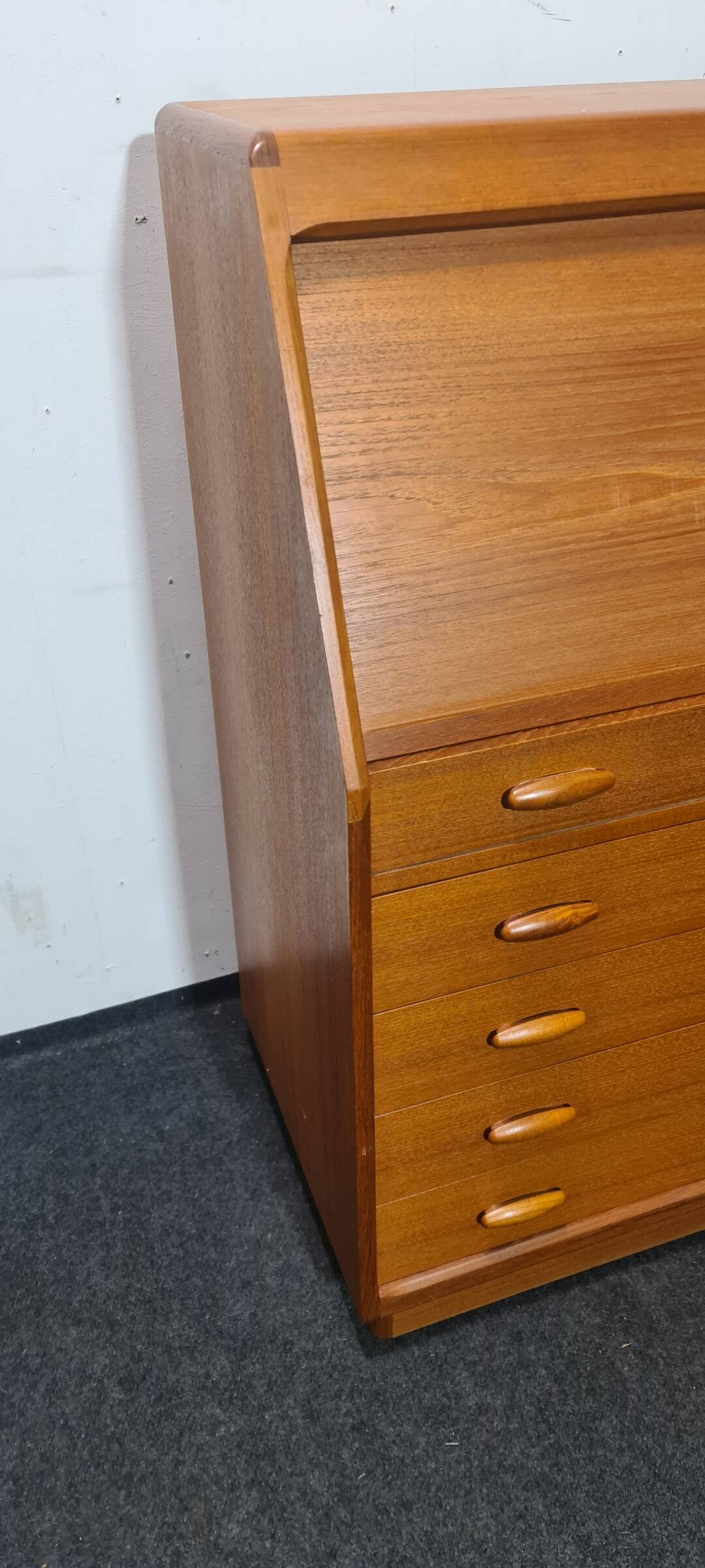 Vintage Danish design secretary desk by Dyrlund