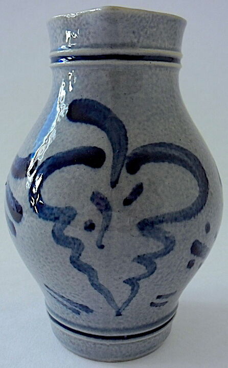 German salt sandstone pitcher decorated with stylized pampres