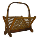 Bamboo folding magazine rack from the 40s - 50s