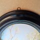 Black lacquered oval frame with its blown glass - Napoleon III - view 25.4 x 20.4