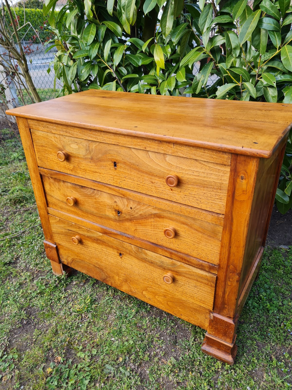 English dresser in solid walnut