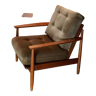 Scandinavian armchair in solid teak
