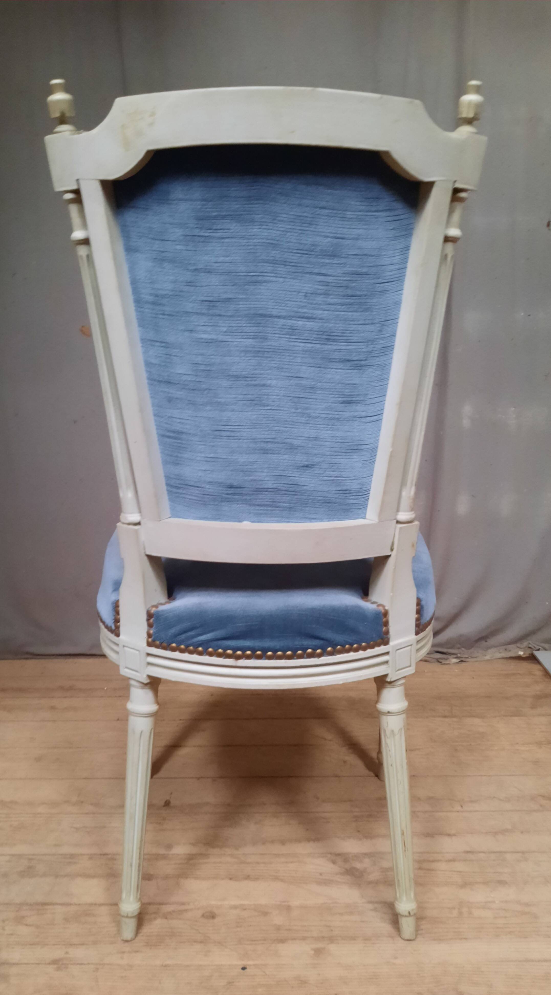 Louis XVI style upholstered chair
