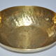 Empty hammered brass pocket