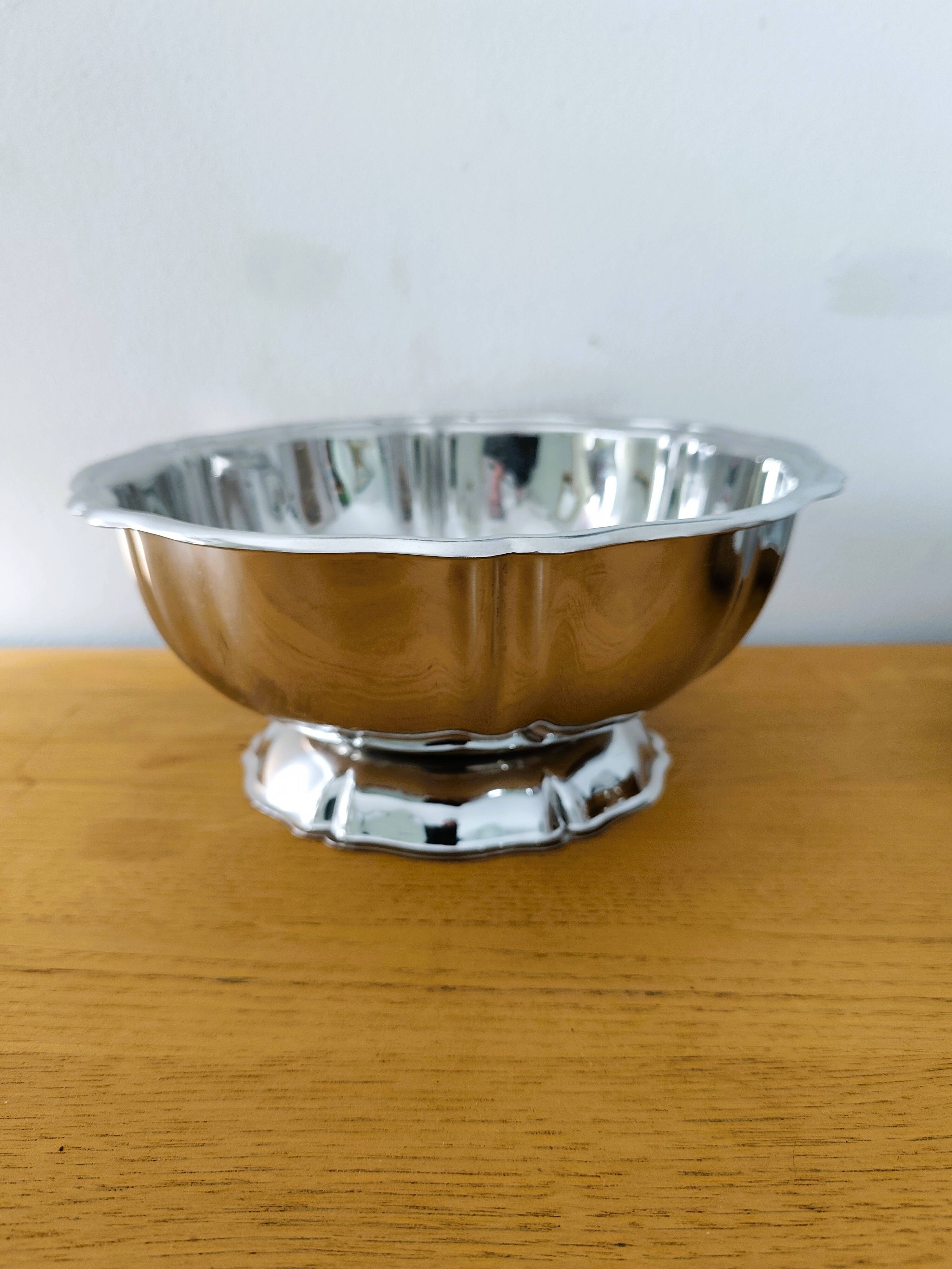 Set of 2 Jean Couzon stainless steel 18/10 dishes