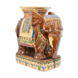 Earthenware garden stool