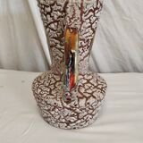 Cracked ceramic vase from the 70s