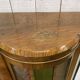 English walnut display cabinet, 1950s