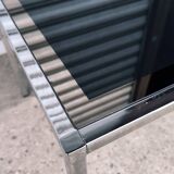 Chrome metal side table 1970