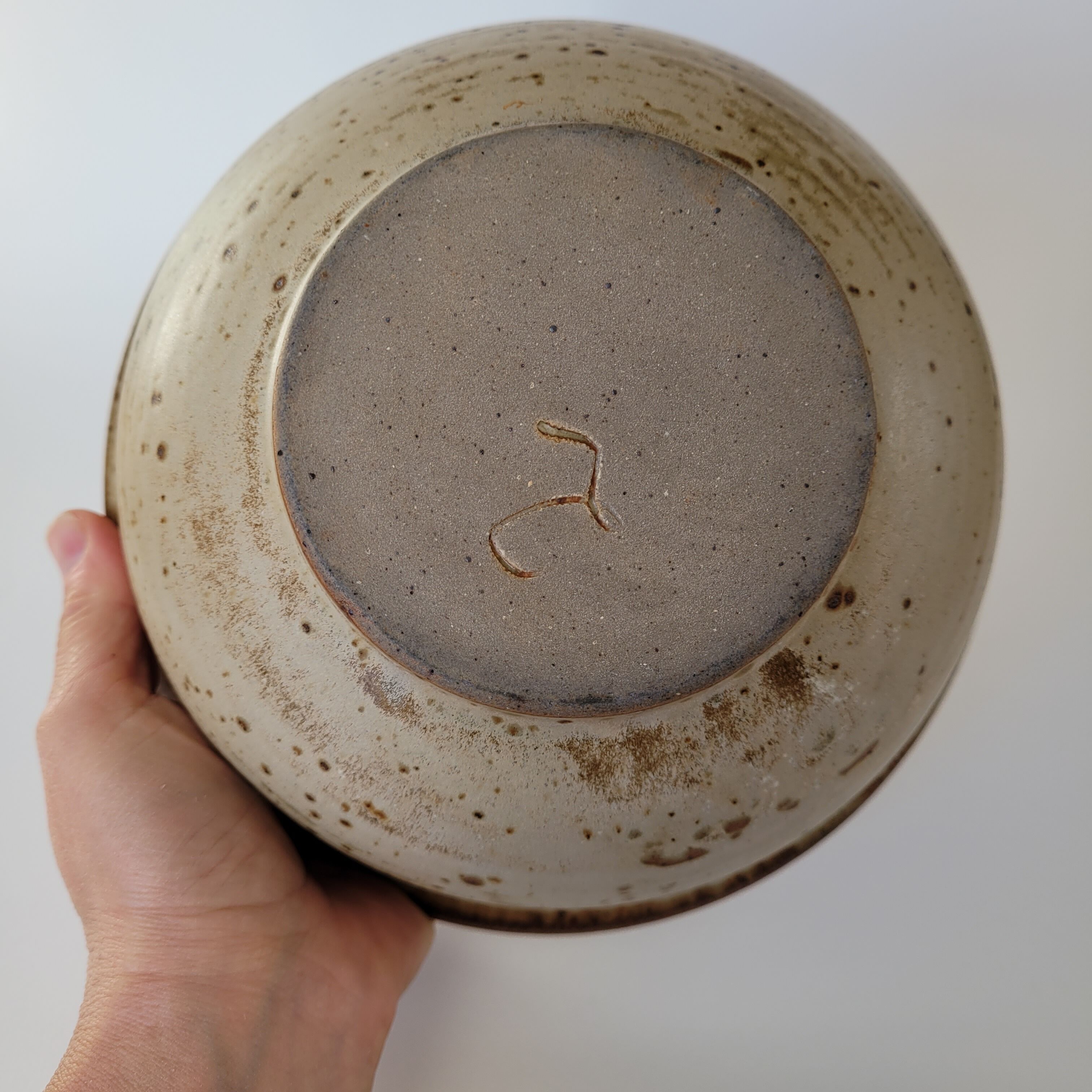 Pyrite sandstone bowl