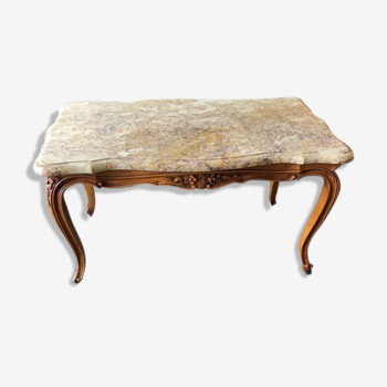 Coffee table Louis XV marble style