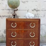 Commode d'époque Art déco en noyer 1930