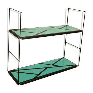 String style shelf 1960 geometric pattern 48x58x17