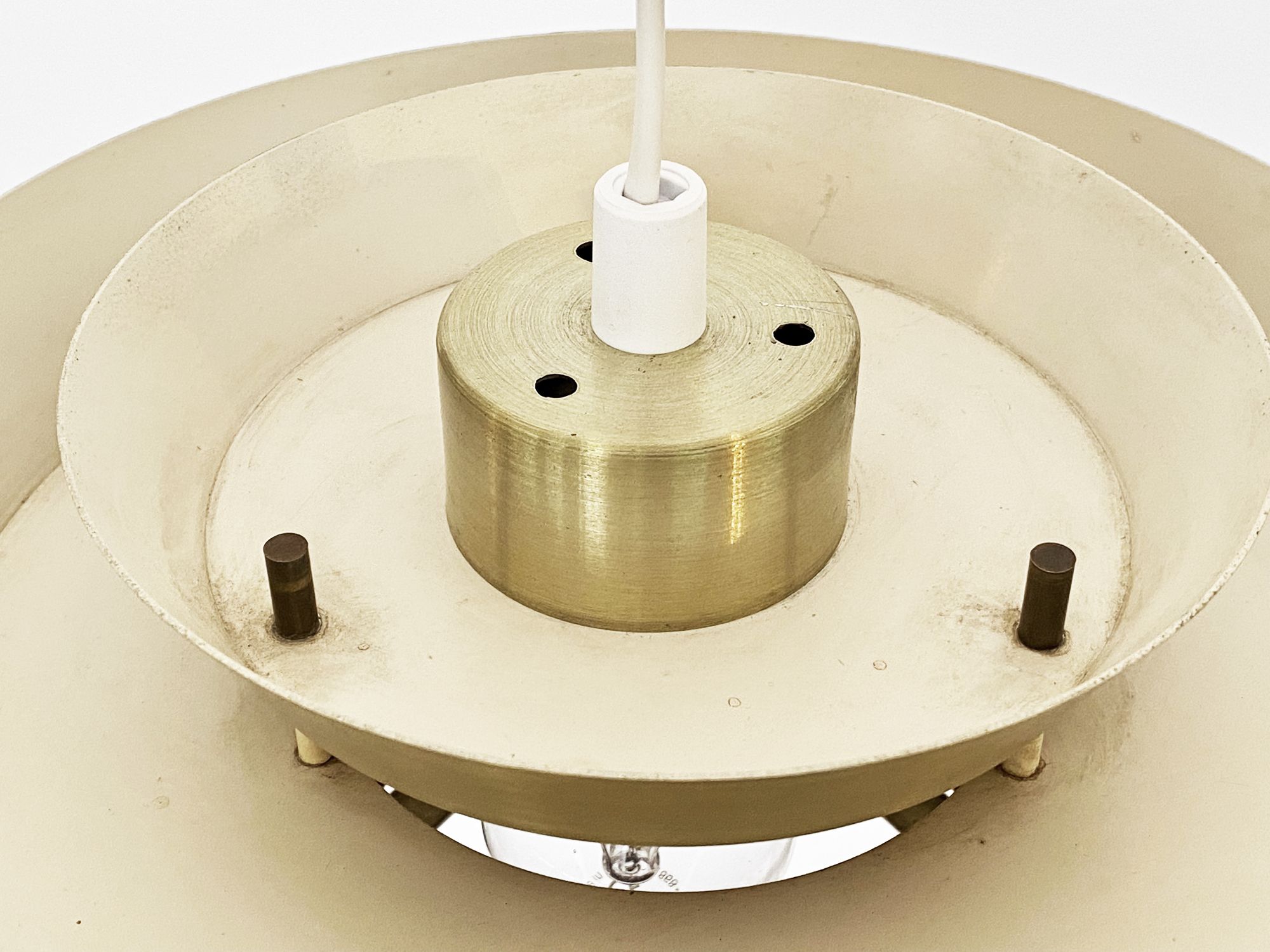 Pendant light "Trava" by Carl Thore for Granhaga Metallindustri. Sweden 1970s