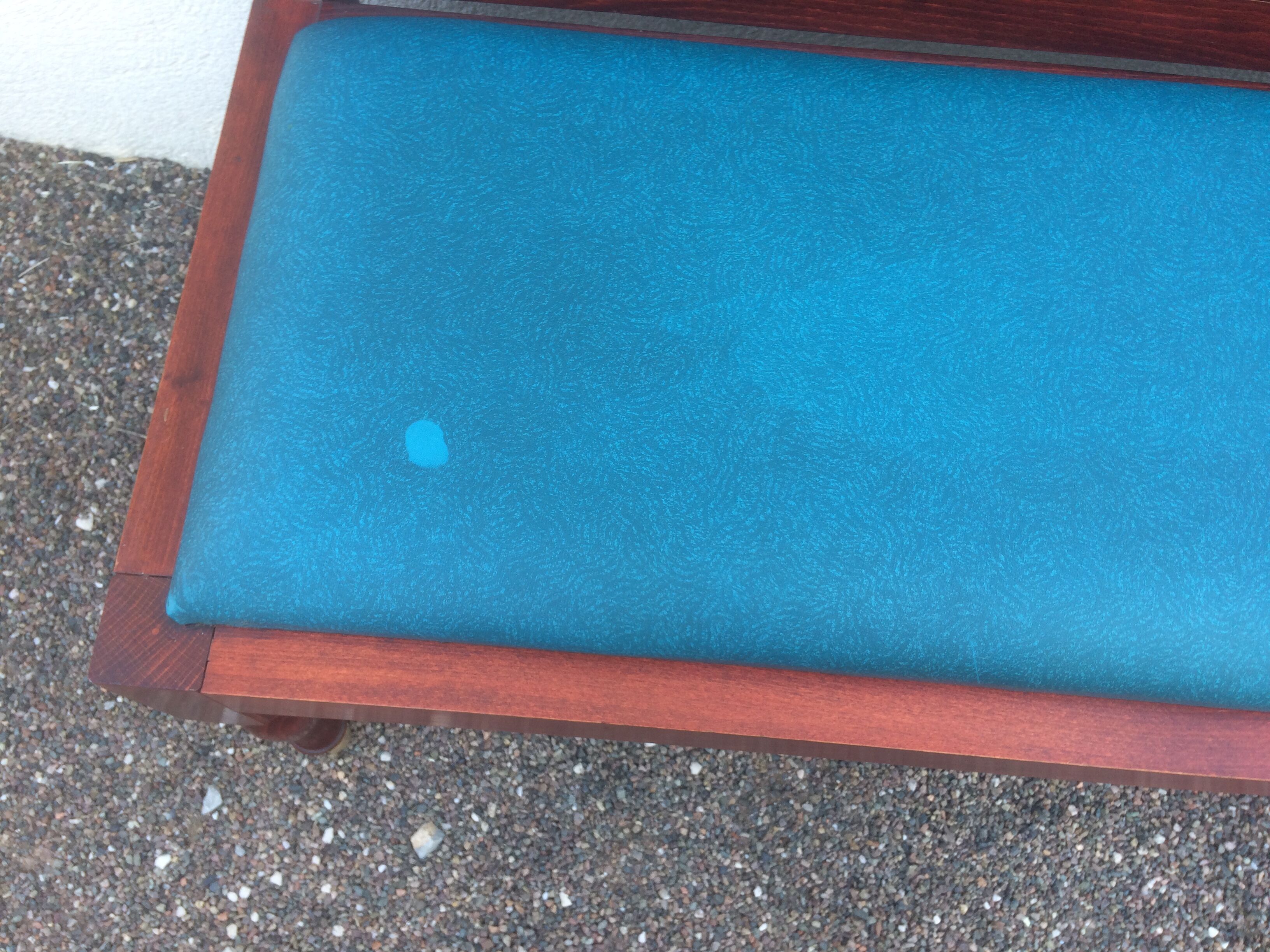 Bistro table, two chairs, one bench