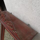 Mahogany wall window