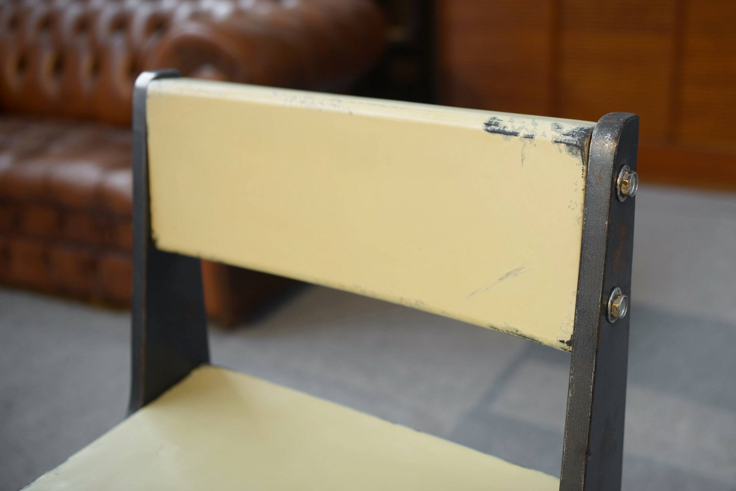 Old minimalist modernist design chair 1960's