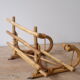 Rattan shelf