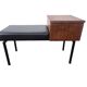 Vintage wooden bench / telephone bench / console