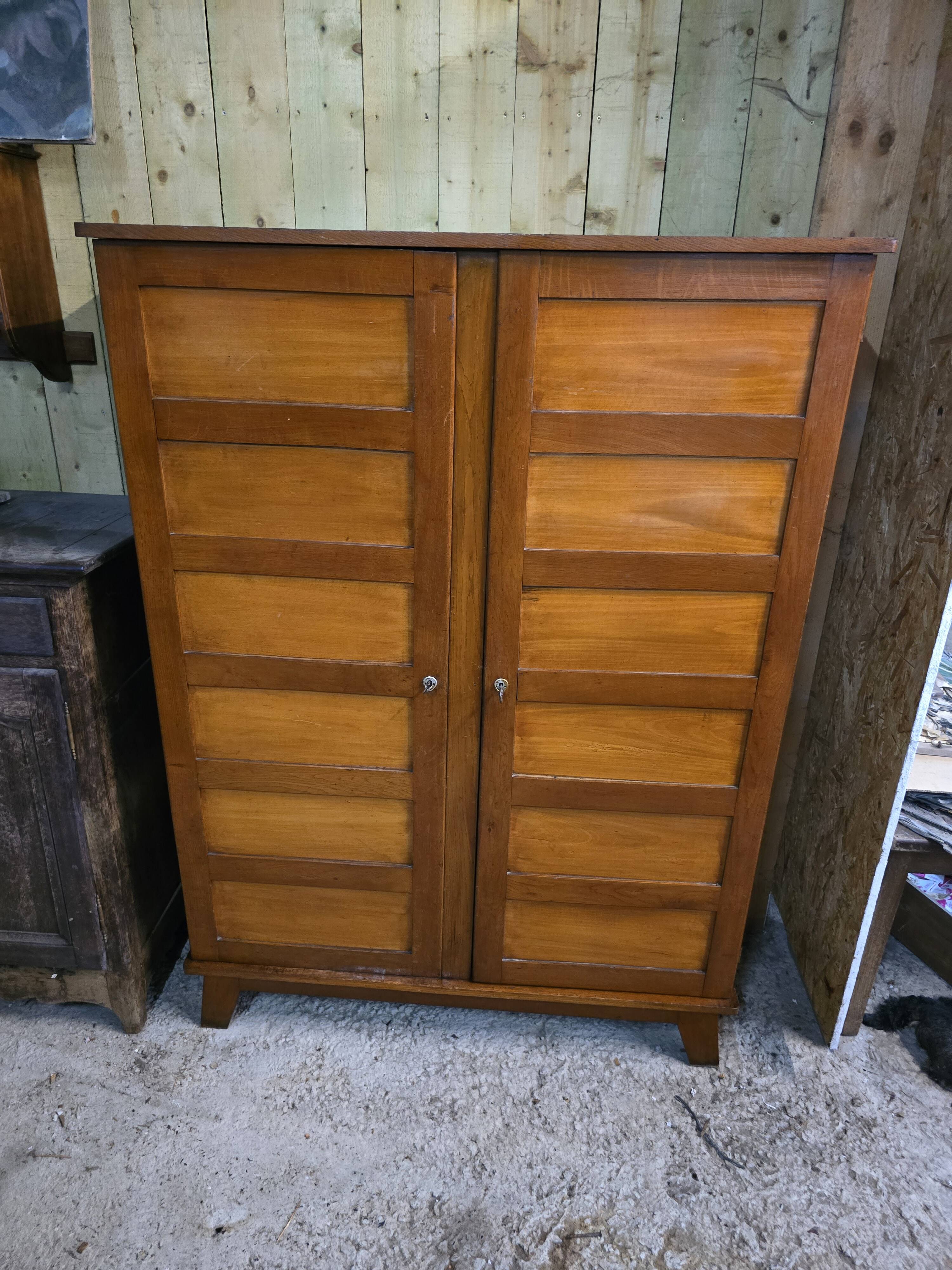 Vintage René Gabriel wardrobe with 2 doors