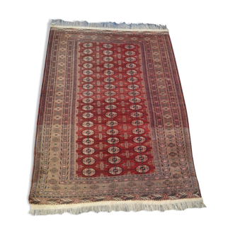 Tapis Boukhara-Tekke , Asie Centrale, 133 cm x 180 cm, laine nouée main, avant 1950