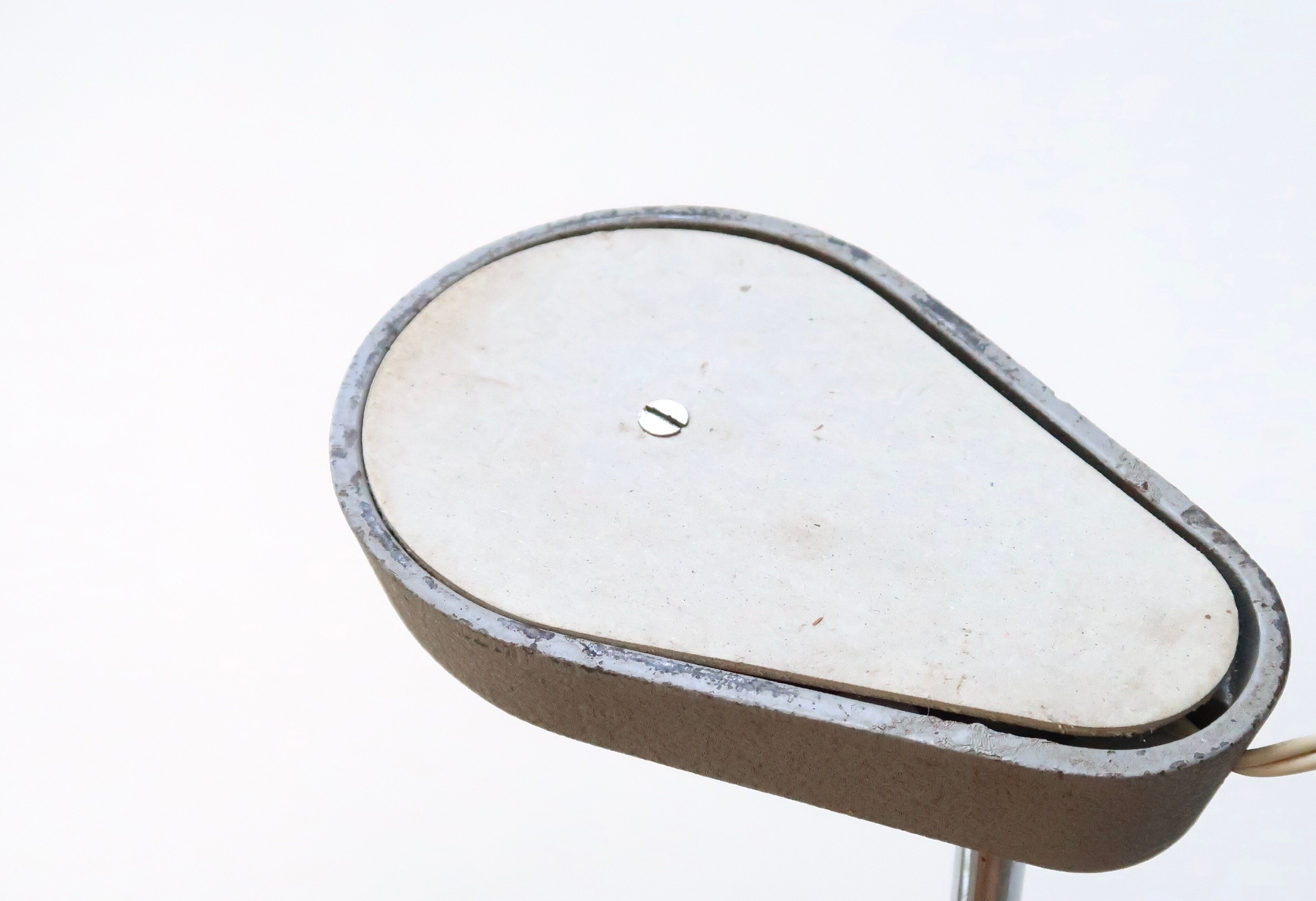 Articulated grey desk lamp, 50s