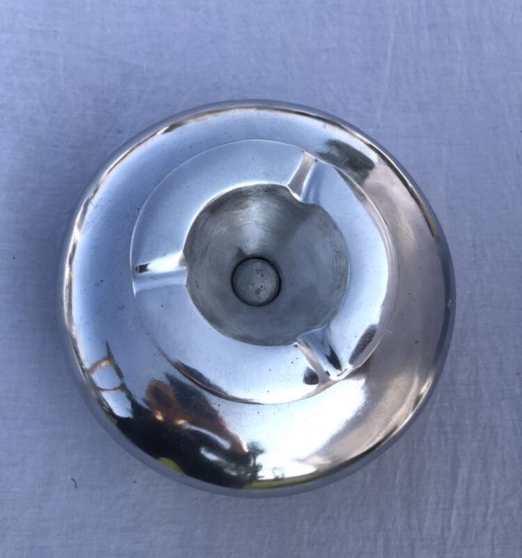 Moroccan handmade silver ashtray