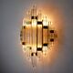 Venini wall lamp, cut crystals, Italy, 1970