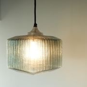Double glass pendant lamp 1960