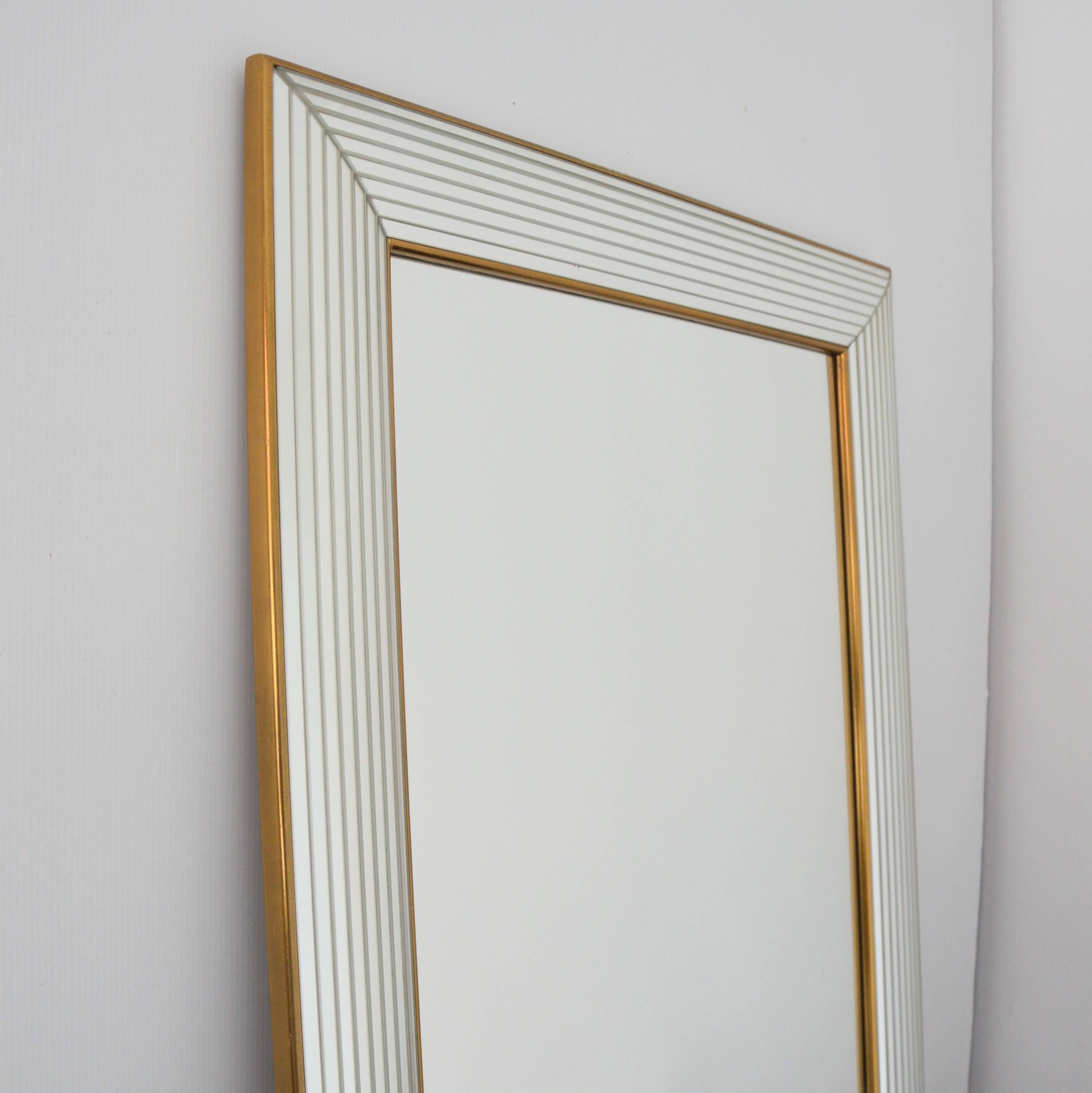Deknudt Hollywood Regency Belgium Vintage 1970s Wall Mirror